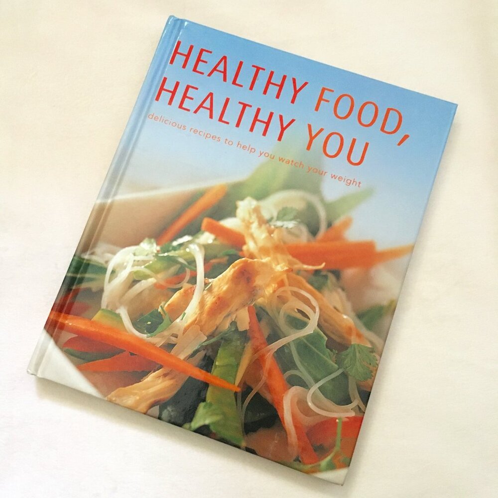 'Healthy Food Healthy You' Hardcover Cookbook Parragon Y2K Recipes